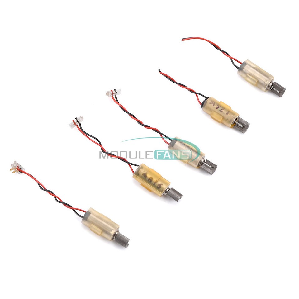 10 Micro-moteurs Vibrants Sans Noyau - Pour Projets électroniques, DIY, Alarmes, Jouets