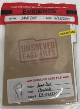 UNSOLVED CASE FILES: Who Killed Jane Doe? - Cold Case Murder Mystery Game New