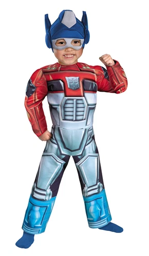 Boy's Optimus Prime Rescue Bot Toddler Muscle Costume