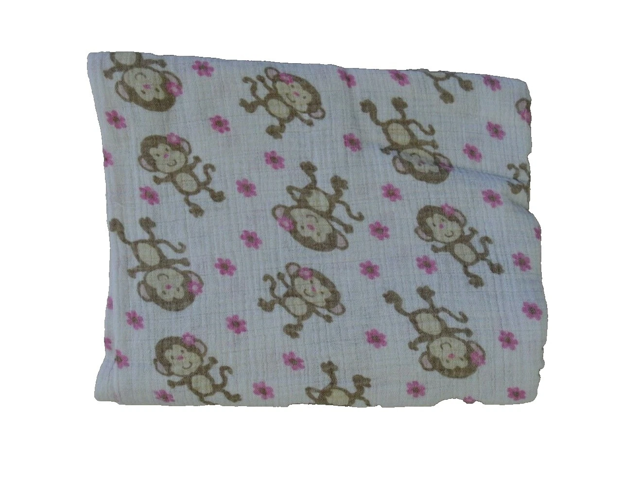 Monkeys Girls Cotton Nursery Blankets & Throws