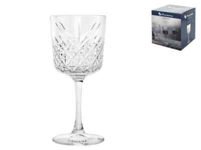Set Of 4 Glasses Brand Pasabahce Timeless Line Wine 33 Cl