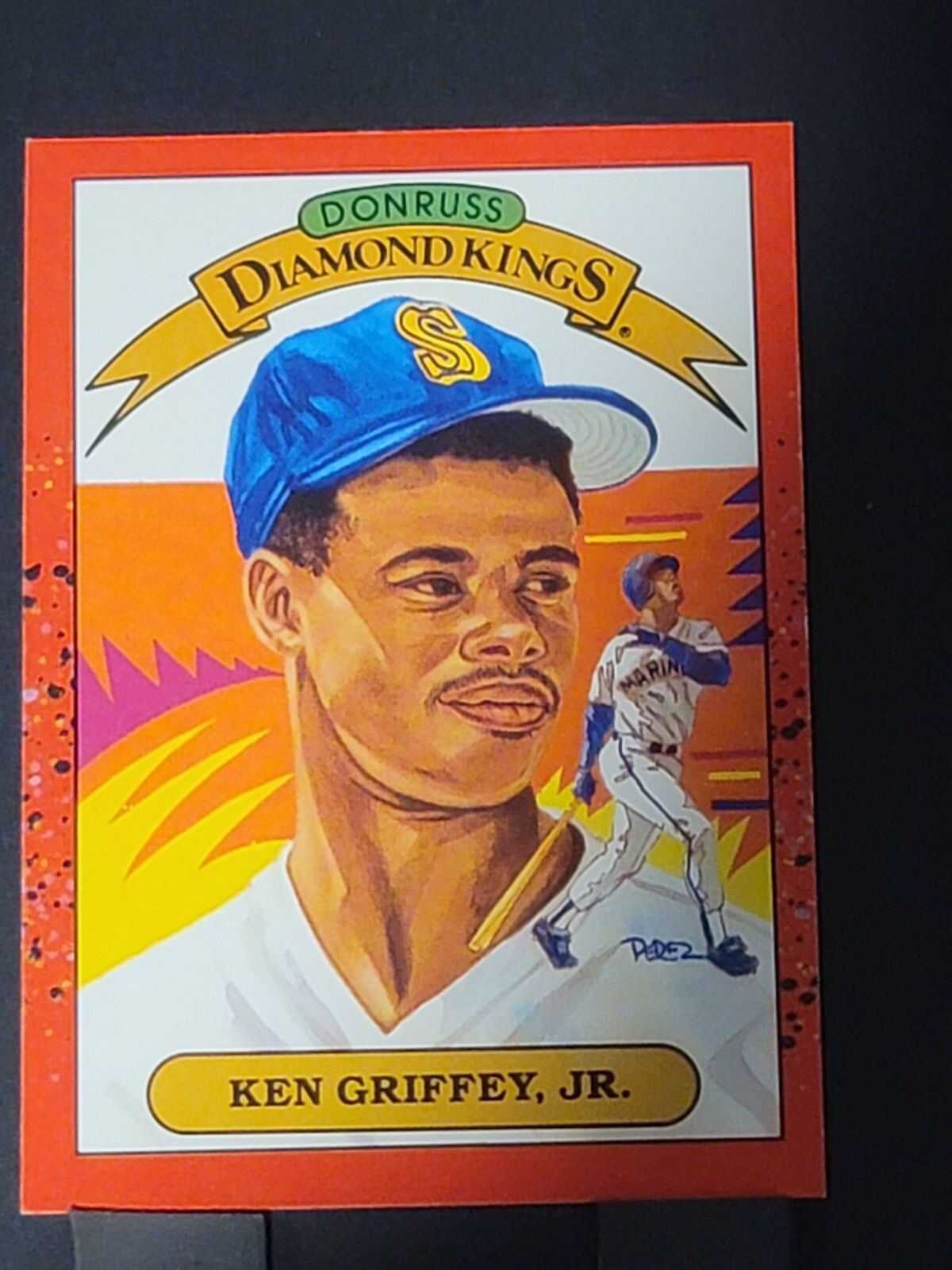 1990 Donruss Ken Griffey Jr DIAMOND KINGS card #4 Mariners HOF NM