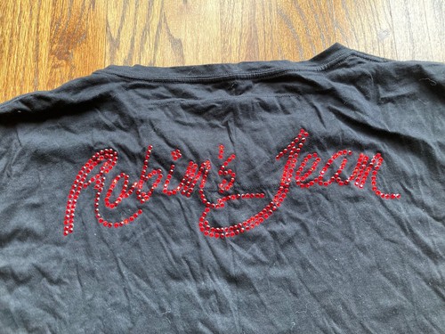 Robin's Jean Bejeweled doppelseitiges T-Shirt Herren Größe 3XL schwarz Spruch - Bild 10 von 10