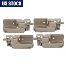 4x Car Inside Interior Door Pull Handle LH RH Beige For 2003-2008 Toyota Corolla