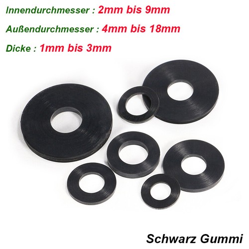 PATIKIL 50 Gummischeiben Mit 5mm Loch - Perfekt Gegen Vibrationen Und Lärm