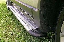 Pedane laterali S50 stondate alluminio Nissan Patrol TR Safari 4 porte