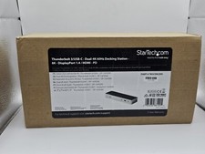Startech.Com Thunderbolt 3 Dock With Usb-C Host Compatibility Dual 4K 60Hz NEW