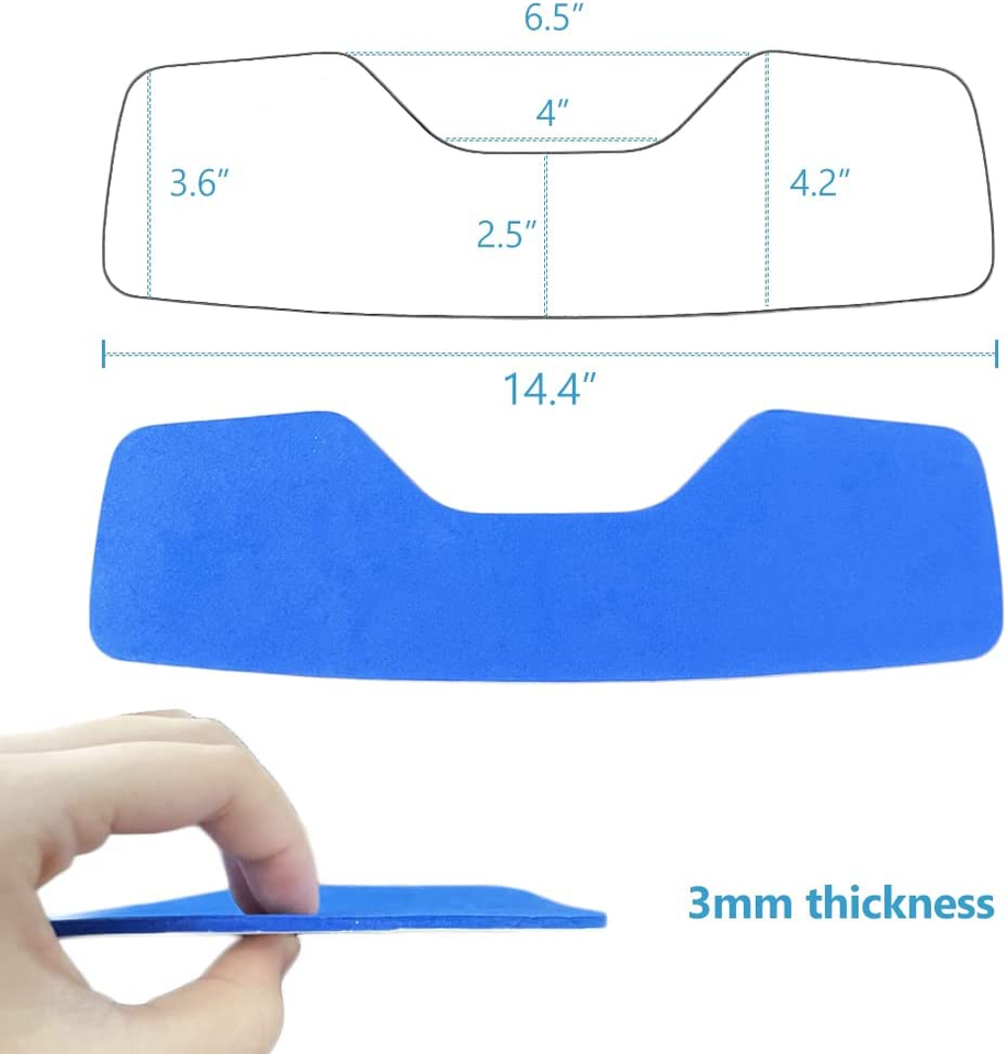 Shower Chair Back Mat, Bath Stool Backrest NonSlip Cushion EVA Foam