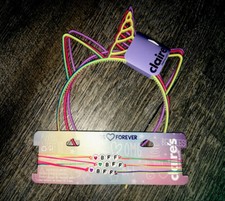Claire s Bff Unicorn Choker Necklace Jewelry Hair Headband Costume Lot