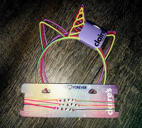 Claire's Bff Unicorn Choker Necklace 