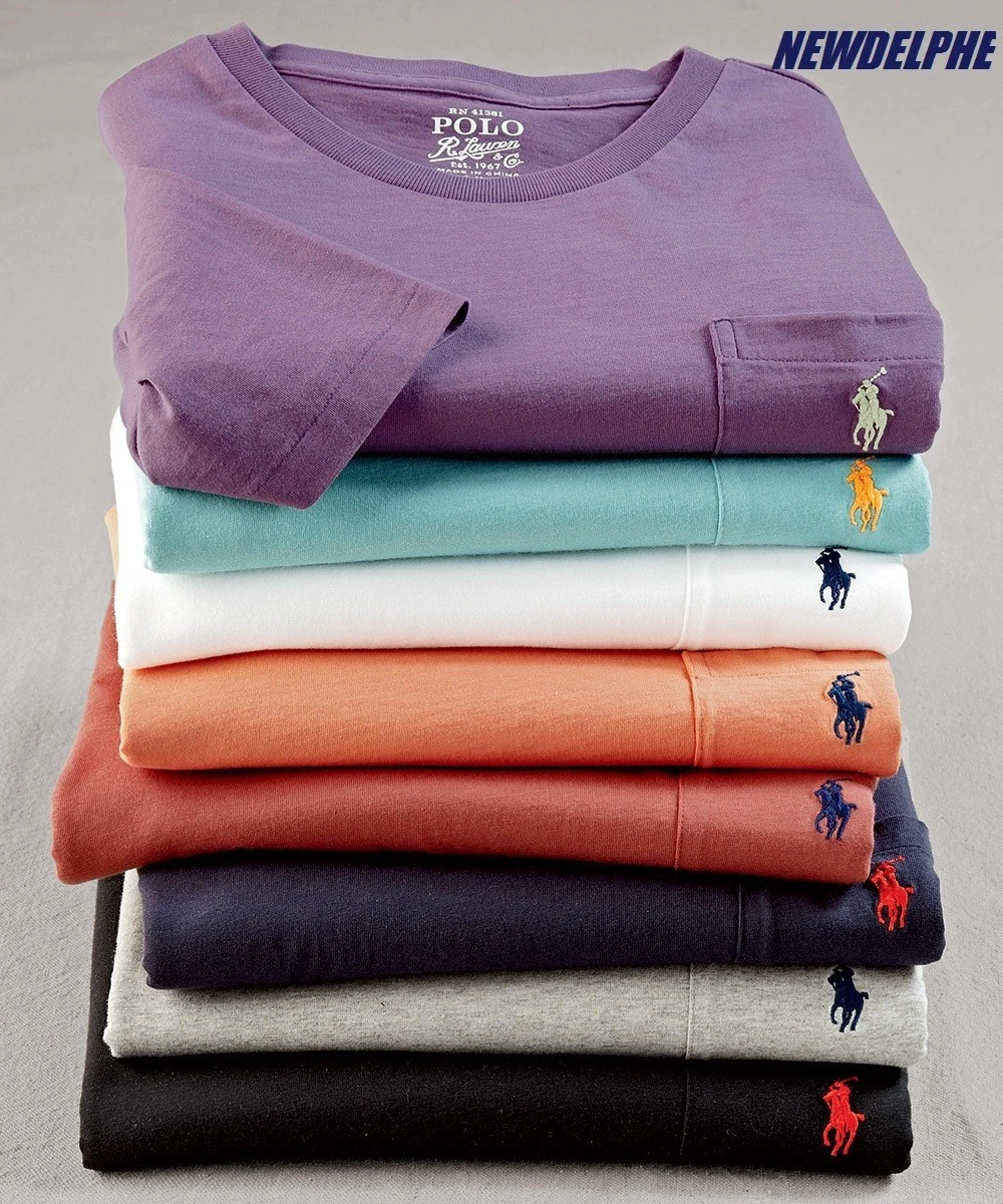 NWT Polo Ralph Lauren Men s Short Sleeved Pocket Crew T Shirt Tee