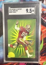 1999 Skybox EX Century - Bright Lights Jerry Rice #12 BL Yellow Insert SGC 9.5