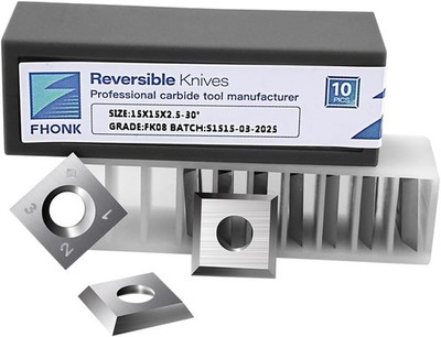15mm Square Straight Carbide Cutters, for Woodturning Replacement Cutter Knives,