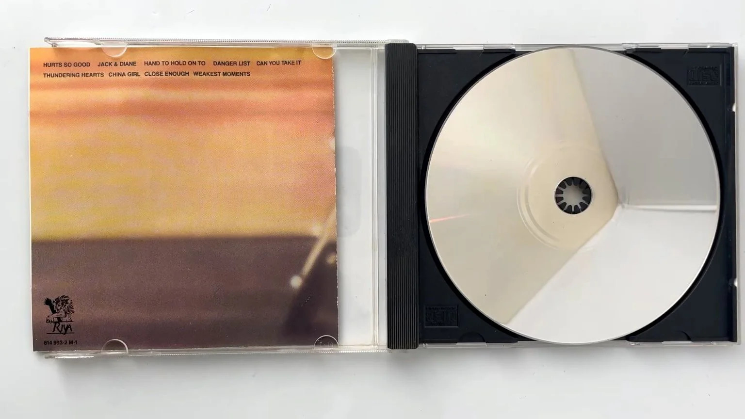 John Cougar - American Fool CD 1982 Riva Rock Pop Hits Label thumbnail 3