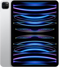 iPad Pro 11" 2022 M2 4th Gen 128GB Silver WiFi Cellular LCD Shadow
