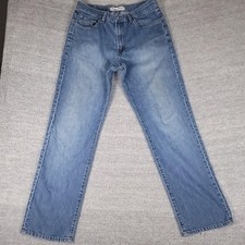 Tommy Bahama Jeans Mens 35x33 Blue Indigo Palms Straight Leg Medium Wash Denim