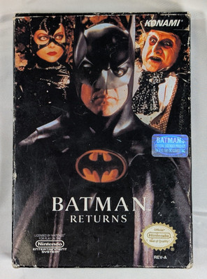 Batman Returns (NES 1992) In Box with Manual CIB - Authentic Tested Working