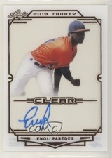 2019 Leaf Trinity Clear Auto Enoli Paredes #CA-EP1 Auto 4t6