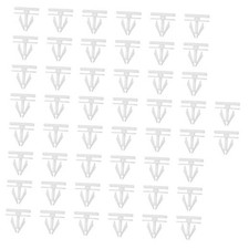 Rocker Panel Moulding Rivets Clips, White Nylon Side Skirt Sill 50PCS