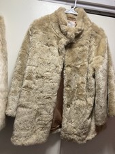 Vintage Teddy Bear Faux Fur Coat