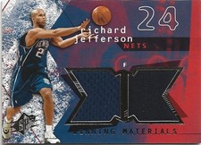 2004-05 Upper Deck SPX Richard Jefferson Winning Materials Jersey SP Nets