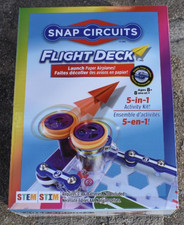 Snap Circuits Flight Deck  5-in-1 Activity Kit  Free Shipping  Ages 8 and Up 