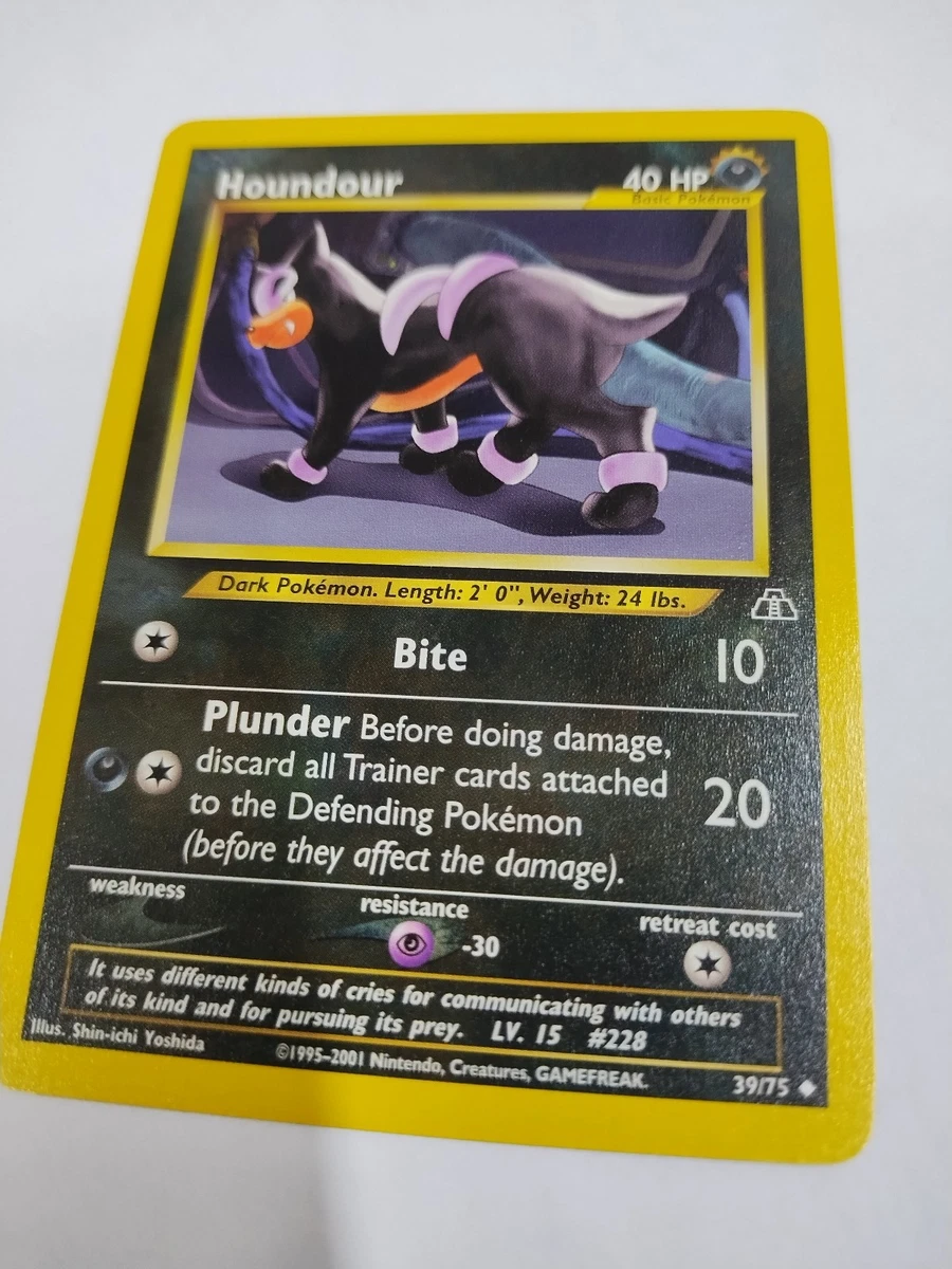 Houndour Pokémon TCG 1st Edition Individual Trading Card Games for