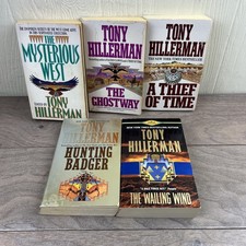 Lot 5 Tony Hillerman Paperback Walking Wind, The Ghostway, Thief Of Time Etc.