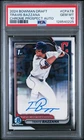 2024 BOWMAN DRAFT CHROME PROSPECT AUTO #CPATB TRAVIS BAZZANA PSA 10