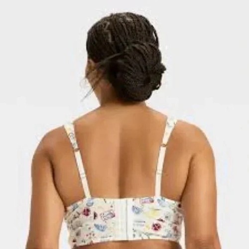 Colsie NWT Women's White Fruit Print Corset Size S - Picture 3 of 7