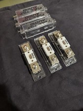 3x 300 Amp Ceramic ANL Sky High Car Audio Fuse With Full Tilt Fuse Holder