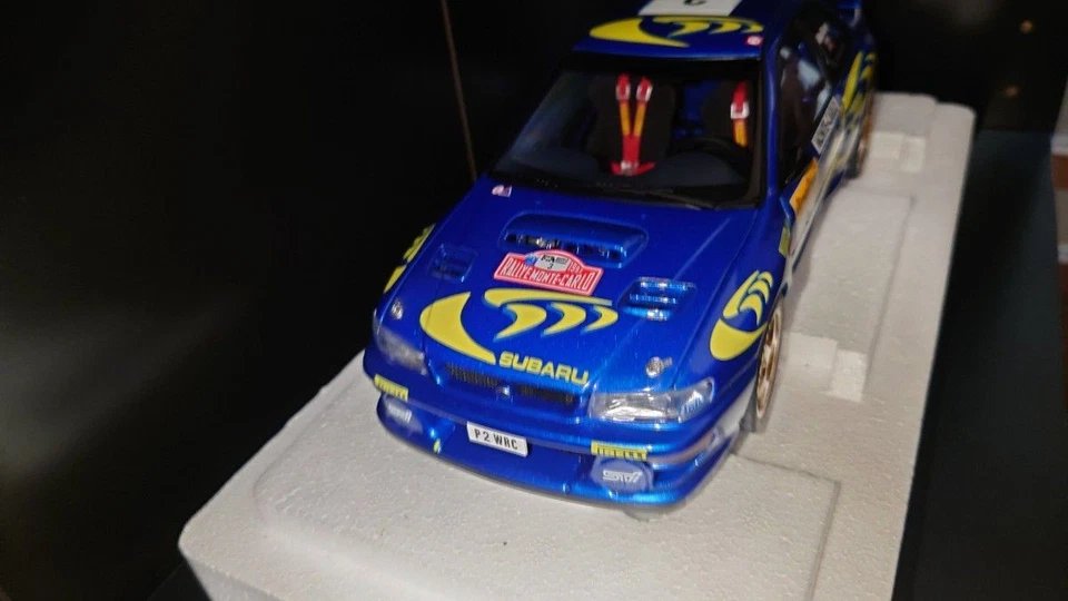 Autoart Subaru Impreza WRX WRC 1997 Rally #3 1/18 Model Car - Image 2 of 4