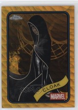 2025 Topps Chrome Marvel Comics Gold Wave Refractor 46/50 Cloak #62 3s8
