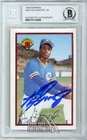Ken Griffey Jr 1989 Bowman Autographed Card #220 - BAS 10