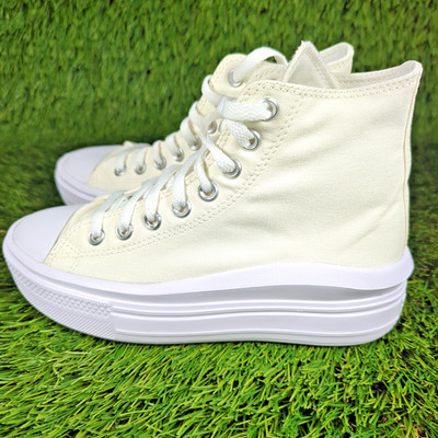 Converse Chuck Taylor All Star High Platform Move Women's Size 7 Off White CTAS