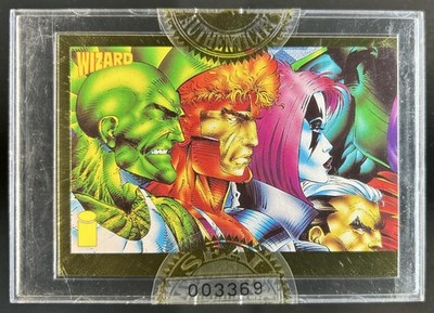 1992-93 Wizard Magazine Savage Dragon Shaft Velocity Emp Maul Gold