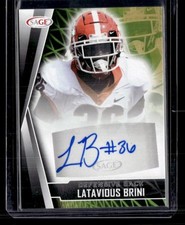 2022 SAGE #A-LB Latavious Brini Autographs Black AU