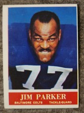 1964 Philadelphia Jim Parker #8 HOF Colts  Read Description 