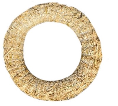 10 x Strohrömer ohne Vlies, 22 cm Strohkranz, Strohring, Türkranz, Adventskranz