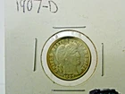 1907-D Barber Dime