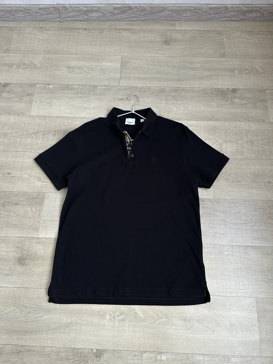 Preços baixos em Camisas de manga curta Burberry London Preto para