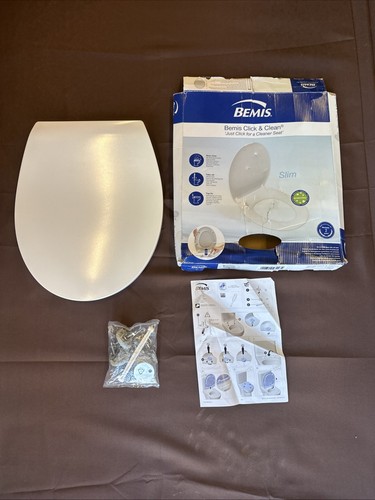 BEMIS Toilet Seat | White | Soft Close | Slim | Top Fix | Click & Clean | NEW