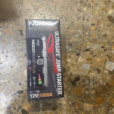 NOCO Boost Plus GB40 1000A 12V UltraSafe Portable Lithium Battery Jump Starter 