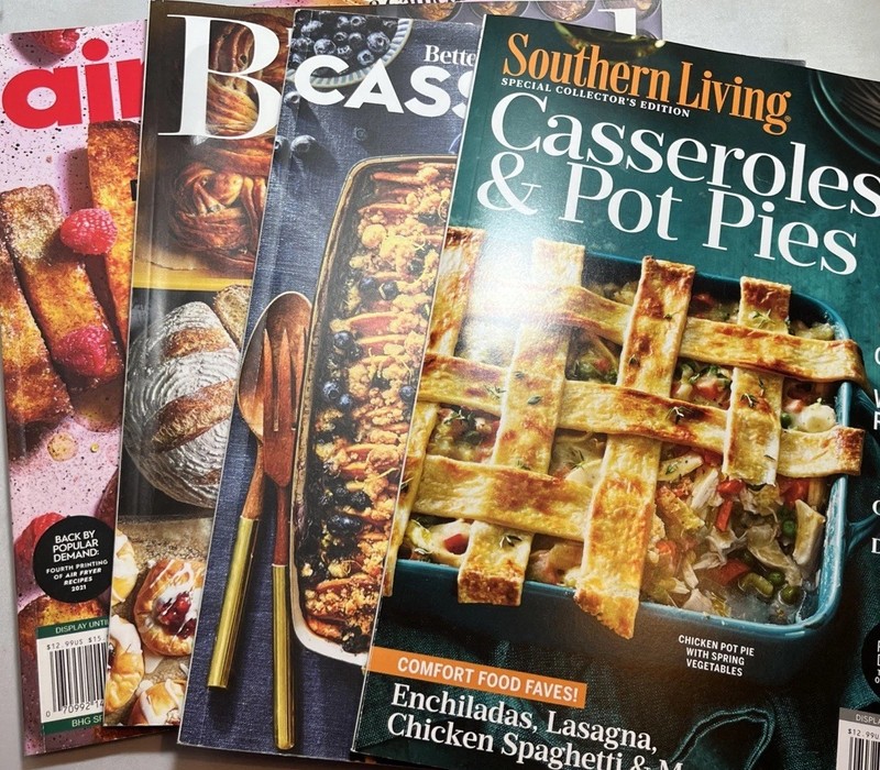 Lot Of Four Special Collector’s Edition Cooking/Baking Magazines