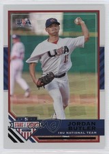 2017 USA Baseball Stars & Stripes Longevity Black Flag /5 Jordan Butler #37 0i76
