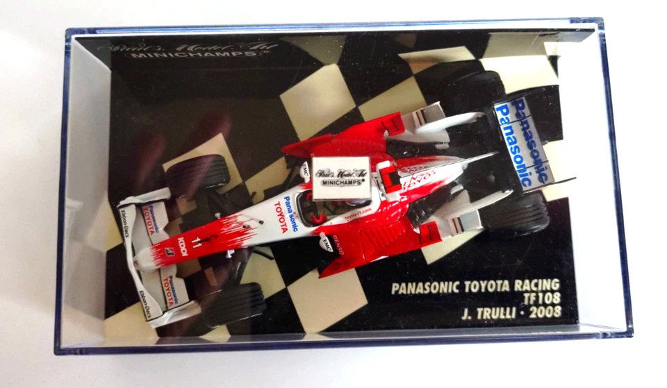 Minichamps 1:43 Toyota TF108 – Jarno Trulli – Panasonic Racing – Formula 1 2008 - Image 3 of 4