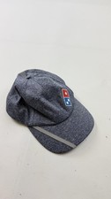 Dominos Gear Hat Cap Fitted Mens One Size Gray Reflective Stripes Pizza Uniform
