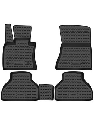 ELEMENT Passgenaue Gummimatten Fußmatten passend für BMW X5 E70, 2006-2013