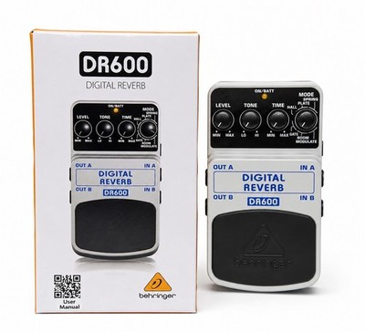 Behringer DR600 Digital Reverb Pedal (Brand New)