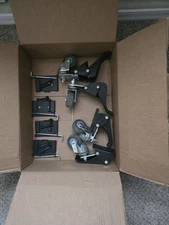 POWERTEC Workbench Caster Kit Set of 4 with Quick 2-1/2", 400lbs, 4PK, BLACK 